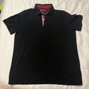 Selling this black collard shirt from eight x premium. Size Large.